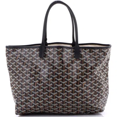 Pre-owned Goyard  Goyard Saint Louis Tote Coated Canvas Pm In Multi