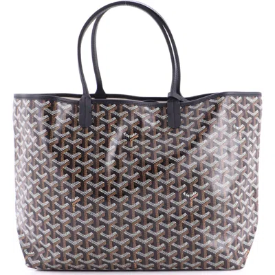 Pre-owned Goyard  Goyard Saint Louis Tote Coated Canvas Pm In Multi