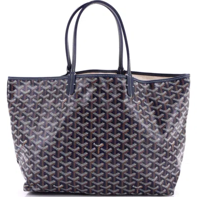Pre-owned Goyard  Goyard Saint Louis Tote Coated Canvas Pm In Multi
