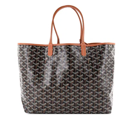 Pre-owned Goyard  Goyard Saint Louis Tote Coated Canvas Pm In Pattern