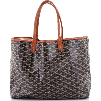 Pre-owned Goyard  Goyard Saint Louis Tote Coated Canvas Pm In Multi