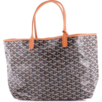 Pre-owned Goyard  Goyard Saint Louis Tote Coated Canvas Pm In Multi