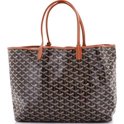 Pre-owned Goyard  Goyard Saint Louis Tote Coated Canvas Pm In Multi