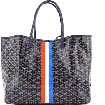 Pre-owned Goyard  Goyard Saint Louis Tote Coated Canvas Pm In Multi