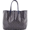 Pre-owned Goyard  Goyard Saint Louis Tote Coated Canvas Pm In Pink
