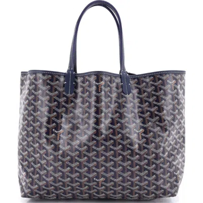 Pre-owned Goyard  Goyard Saint Louis Tote Coated Canvas Pm In Pink