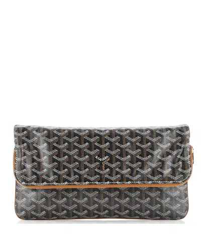 Pre-owned Pre-owned Goyard  Goyard Saint Marie Clutch Coated Canvas In Brown