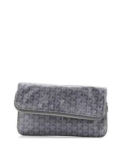 Pre-owned Pre-owned Goyard  Goyard Saint Marie Clutch Coated Canvas In Gray