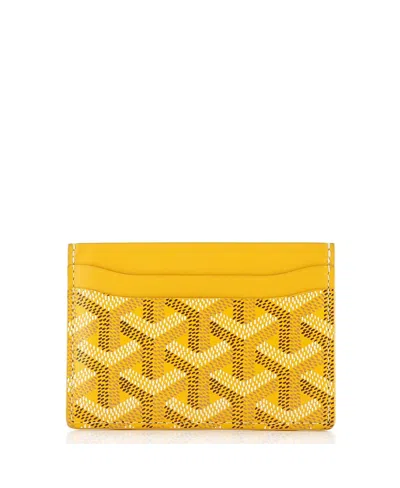Pre-owned Pre-owned Goyard  Goyard Saint Sulpice Card Holder Coated Canvas