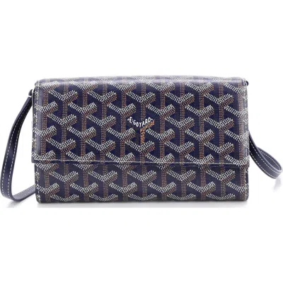 Pre-owned Goyard  Goyard Varenne Continental Wallet With Strap Coated Canvas In Multi