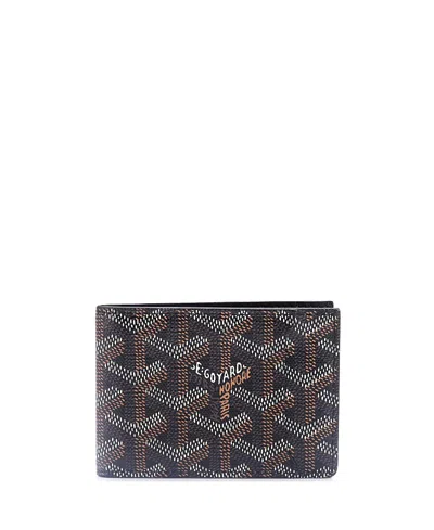 Pre-owned Pre-owned Goyard  Goyard Victoire Wallet Coated Canvas In Black