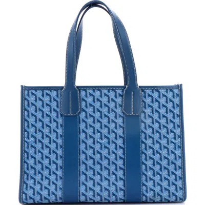 Pre-owned Goyard  Goyard Villette Tote Canvas Pm In Blue
