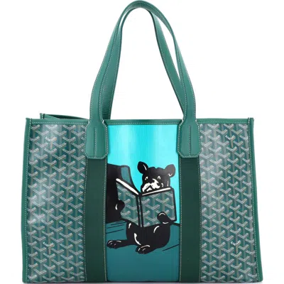Pre-owned Goyard  Goyard Villette Tote Printed Coated Canvas Mm In Multi