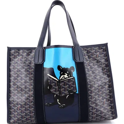 Pre-owned Goyard  Goyard Villette Tote Printed Coated Canvas Mm In Multi