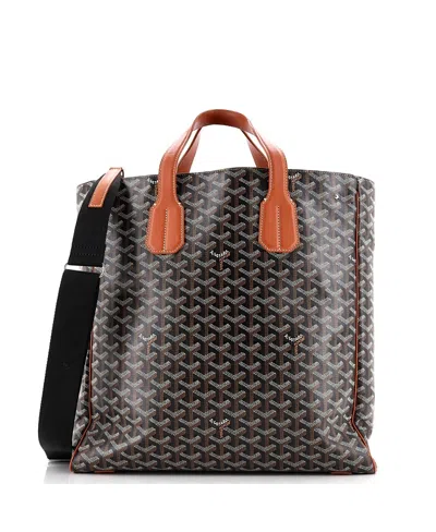 Pre-owned Pre-owned Goyard  Goyard Voltaire Iii Tote Coated Canvas In Brown