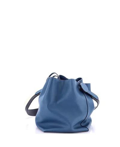 Pre-owned Pre-owned Hermes  Hermes 17 Licol Bag Evercolor In Blue