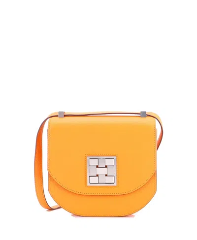 Pre-owned Pre-owned Hermes  Hermes 17 Mosaique Au 24 Bag Epsom In Orange