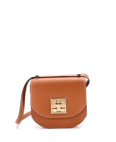 Pre-owned Pre-owned Hermes  Hermes 17 Mosaique Au 24 Bag Madame In Brown