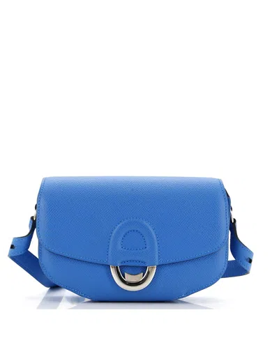 Pre-owned Pre-owned Hermes  Hermes 18 Cherche Midi Shoulder Bag Epsom In Blue