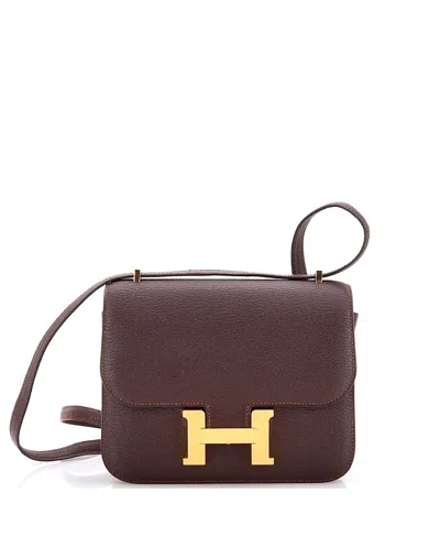Pre-owned Pre-owned Hermes  Hermes 18 Constance Bag Chevre Mysore In Brown