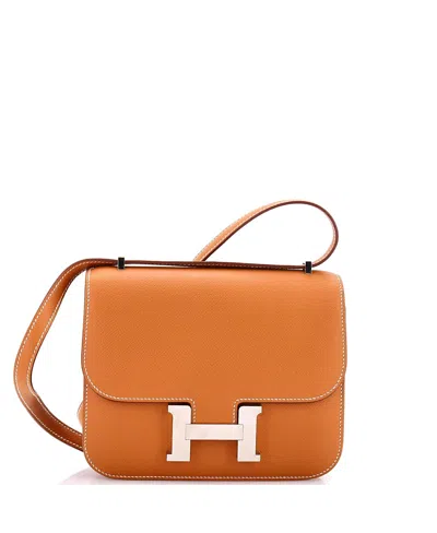 Pre-owned Pre-owned Hermes  Hermes 18 Constance Bag Epsom In Brown