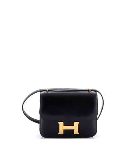 Pre-owned Pre-owned Hermes  Hermes 18 Constance Nm Bag Box Calf In Black