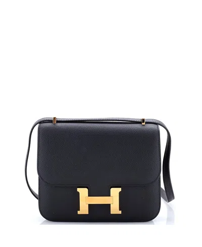Pre-owned Pre-owned Hermes  Hermes 18 Constance Nm Bag Epsom In Black
