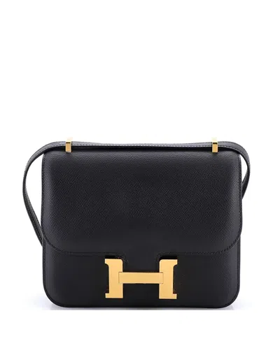 Pre-owned Pre-owned Hermes  Hermes 18 Constance Nm Bag Epsom In Black