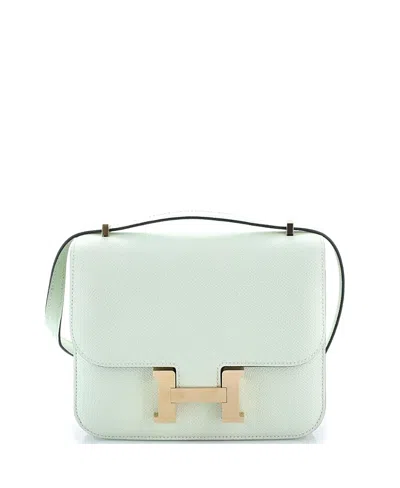 Pre-owned Pre-owned Hermes  Hermes 18 Constance Nm Bag Epsom In Green