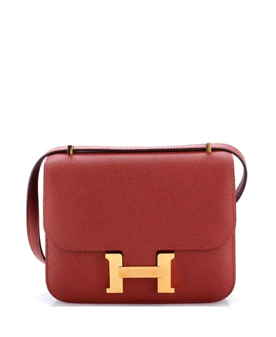 Pre-owned Pre-owned Hermes  Hermes 18 Constance Nm Bag Epsom In Red
