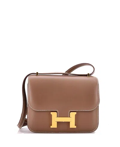 Pre-owned Pre-owned Hermes  Hermes 18 Constance Nm Bag Swift In Gray