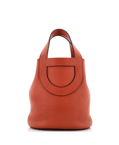 Pre-owned Pre-owned Hermes  Hermes 18 In-the-loop Bag Clemence With Swift In Brown