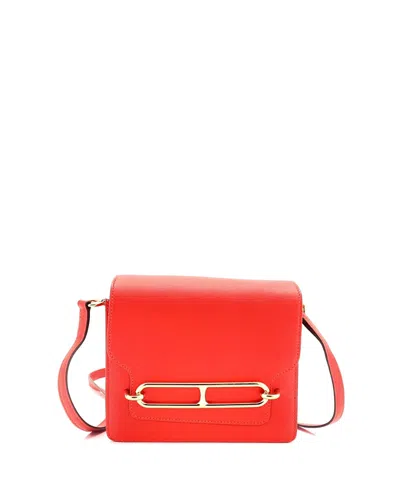 Pre-owned Pre-owned Hermes  Hermes 18 Roulis Bag Swift In Orange