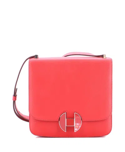 Pre-owned Pre-owned Hermes  Hermes 20 02 Shoulder Bag Evercolor In Red