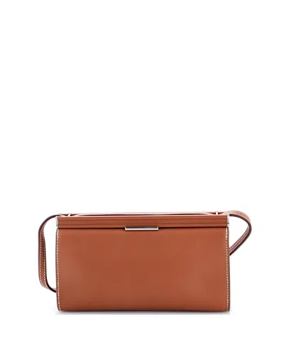 Pre-owned Pre-owned Hermes  Hermes 21 Clic-h Shoulder Bag Evercolor In Brown