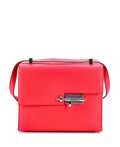 Pre-owned Pre-owned Hermes  Hermes 21 Verrou Bag Epsom In Pink