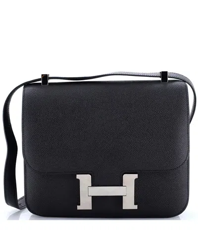 Pre-owned Pre-owned Hermes  Hermes 23 Constance Bag Epsom In Black