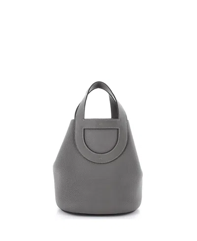 Pre-owned Pre-owned Hermes  Hermes 23 In-the-loop Bag Clemence With Swift In Gray