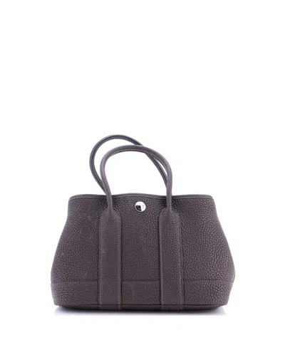 Pre-owned Pre-owned Hermes  Hermes 23 Neo Garden Party Tote Leather In Brown