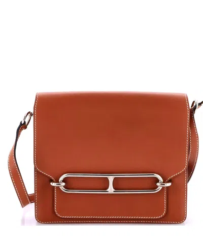 Pre-owned Pre-owned Hermes  Hermes 23 Roulis Bag Evercolor In Brown
