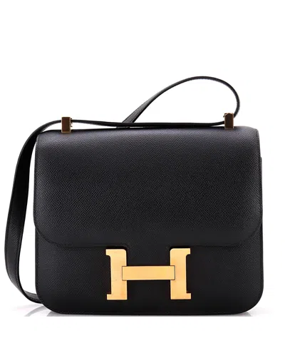 Pre-owned Pre-owned Hermes  Hermes 24 Constance Bag Epsom In Black