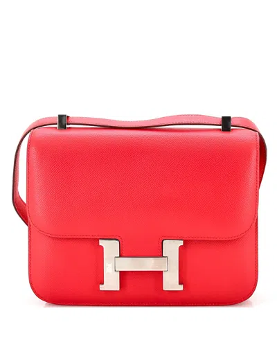 Pre-owned Pre-owned Hermes  Hermes 24 Constance Bag Epsom In Red