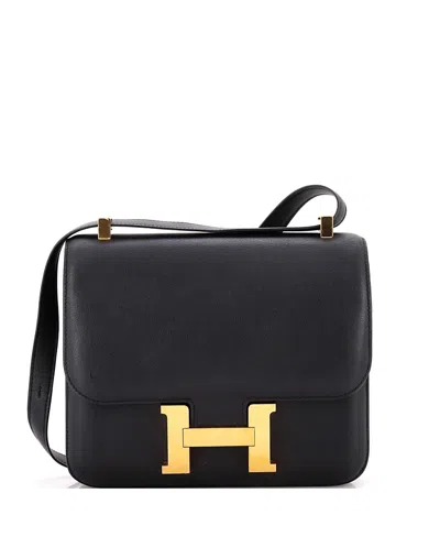 Pre-owned Pre-owned Hermes  Hermes 24 Constance Bag Swift In Black