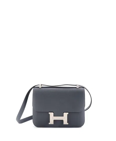 Pre-owned Pre-owned Hermes  Hermes 24 Constance Nm Bag Epsom In Gray