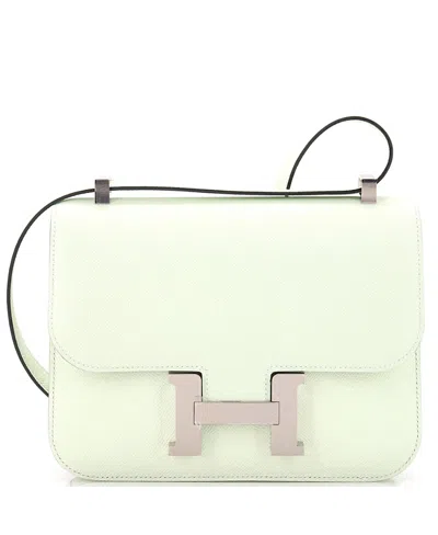 Pre-owned Pre-owned Hermes  Hermes 24 Constance Nm Bag Epsom In Green