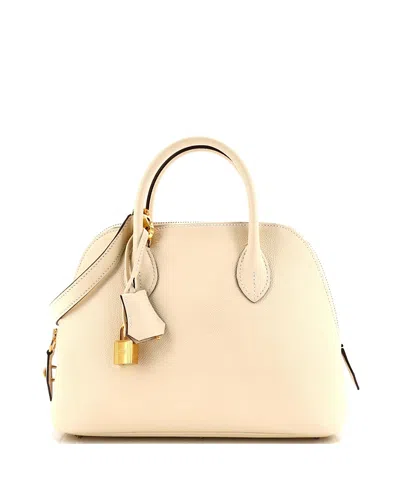 Pre-owned Hermes  Hermes 25 Bolide 1923 Bag Epsom In Neutral