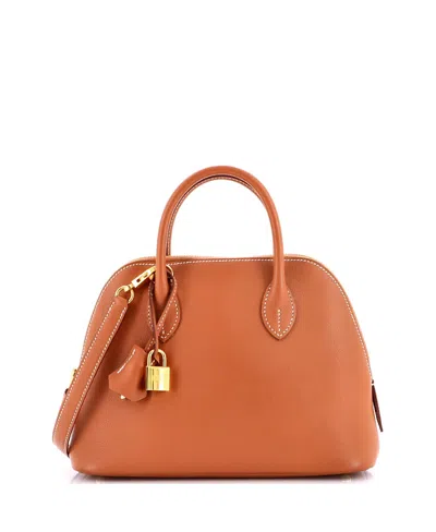 Pre-owned Pre-owned Hermes  Hermes 25 Bolide 1923 Bag Evercolor In Brown