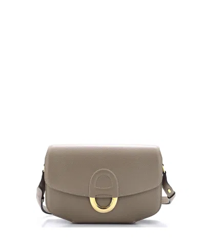 Pre-owned Pre-owned Hermes  Hermes 25 Cherche Midi Shoulder Bag Epsom In Gray