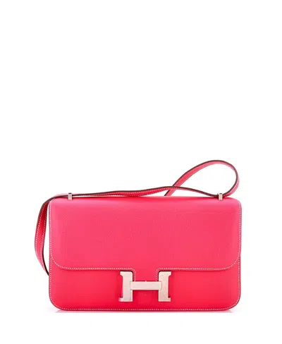 Pre-owned Pre-owned Hermes  Hermes 25 Constance Elan Bag Epsom In Pink