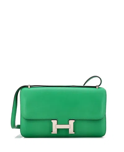 Pre-owned Pre-owned Hermes  Hermes 25 Constance Elan Bag Swift In Green